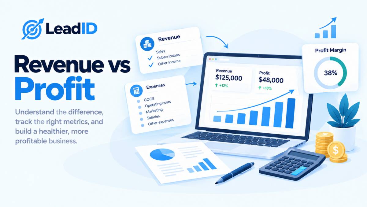 You are currently viewing Revenue vs Profit: Definitions, Formulas, and Why Confusing Them Costs Businesses