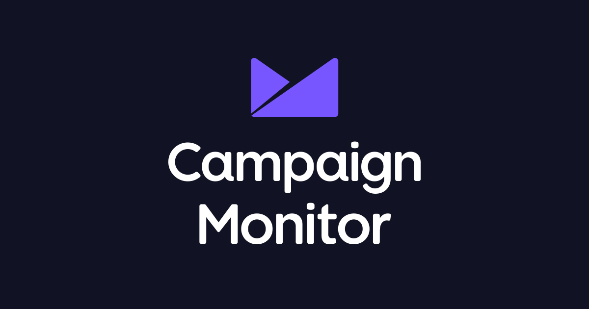 Campaign Monitor white label email marketing platform homepage hero